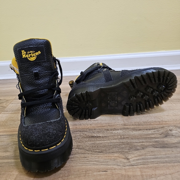 Dr. Martens ZUMA LEATHER & SUEDE HIKER STYLE BOOTS - Picture 10 of 11